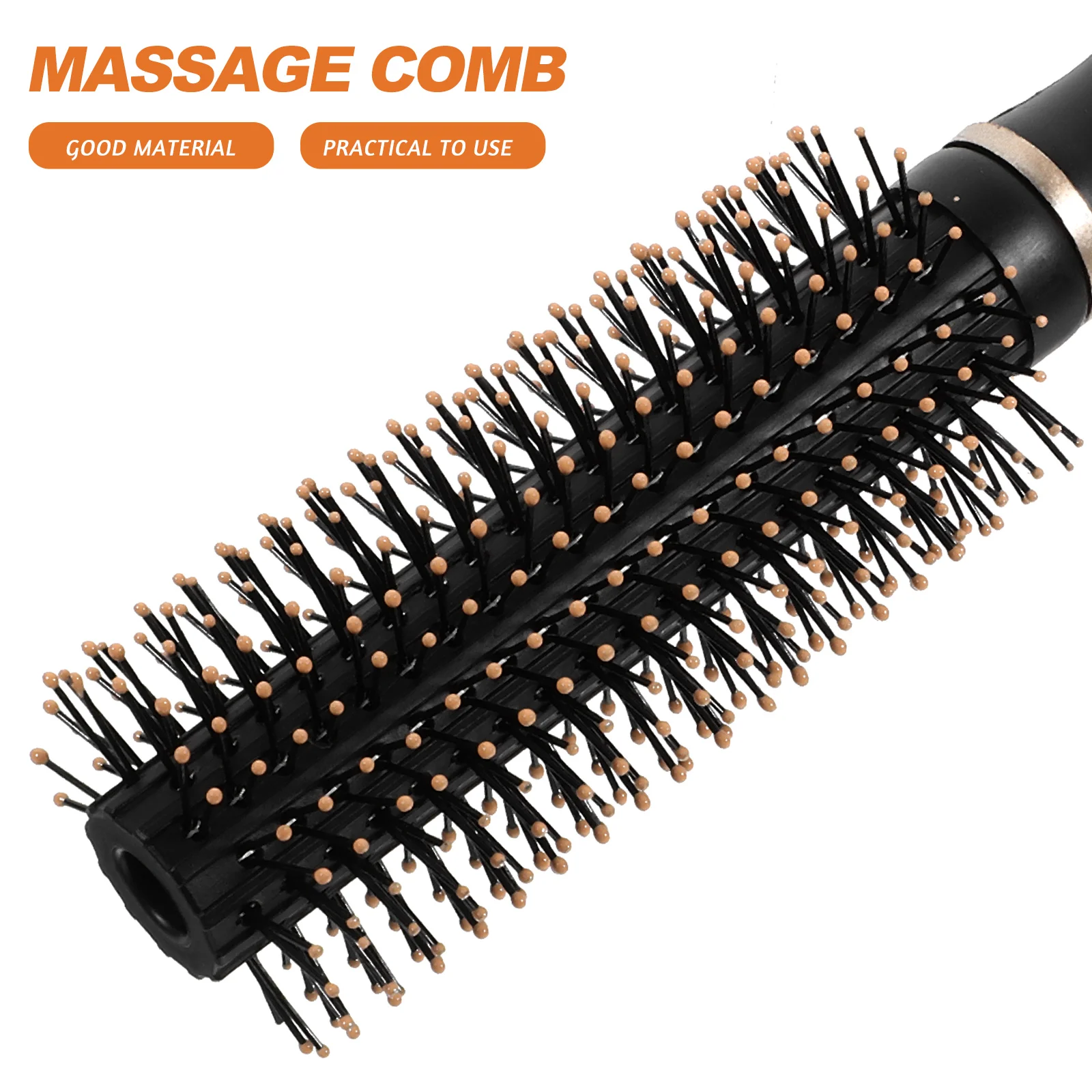 Фен антистатическая массажная расческа выпрямитель маленькая круглая щетка для