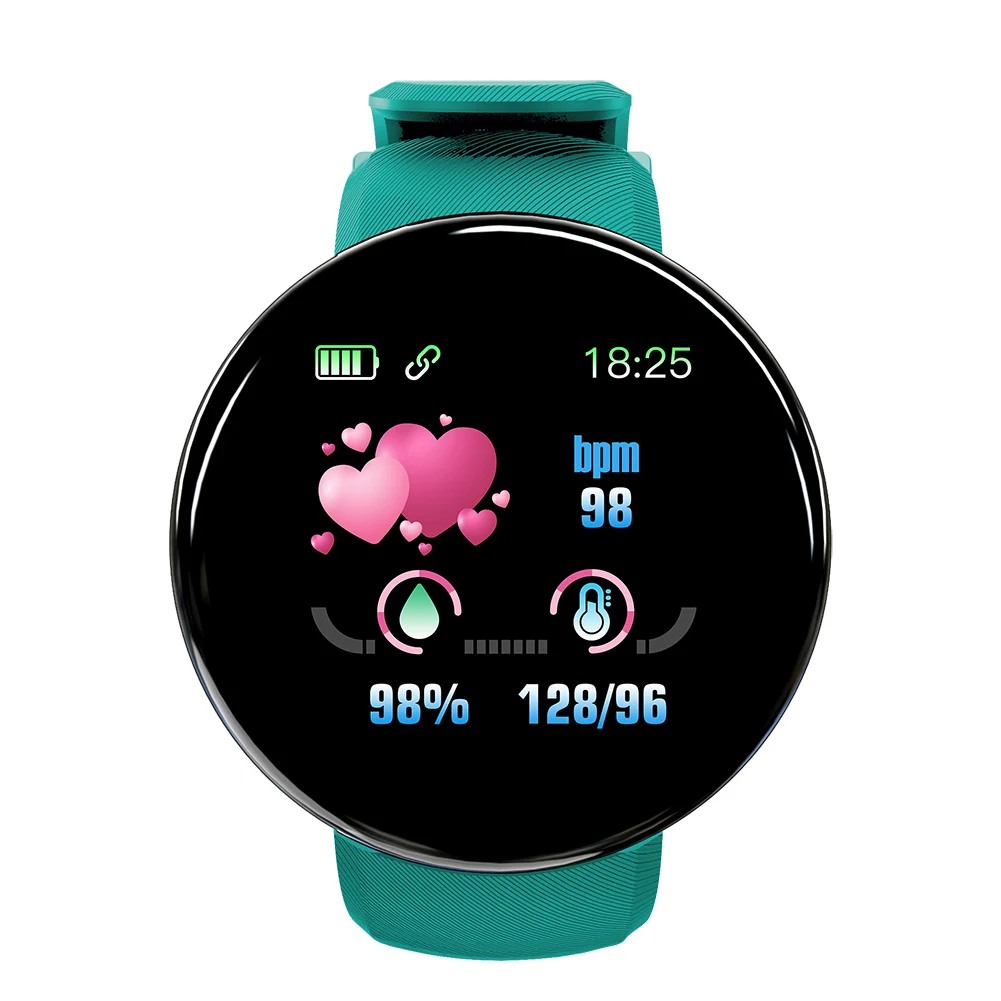 

Женские часы с измерением пульса и артериального давления, фитнес-трек, спортивные часы, браслет унисекс