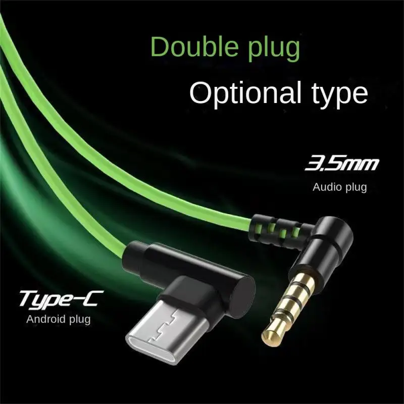 Universal Game Earphones E-Sports Audio Distinguishing Headset Wired With Wheat 3.5mm Audio/Type-C Android Plug