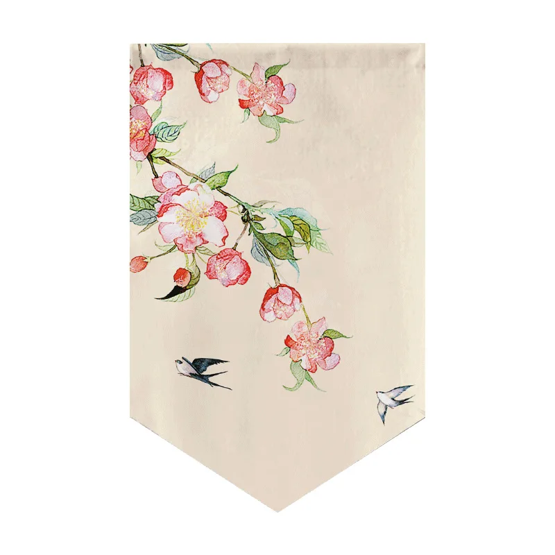 

Китайская хлопковая короткая занавеска для кухни