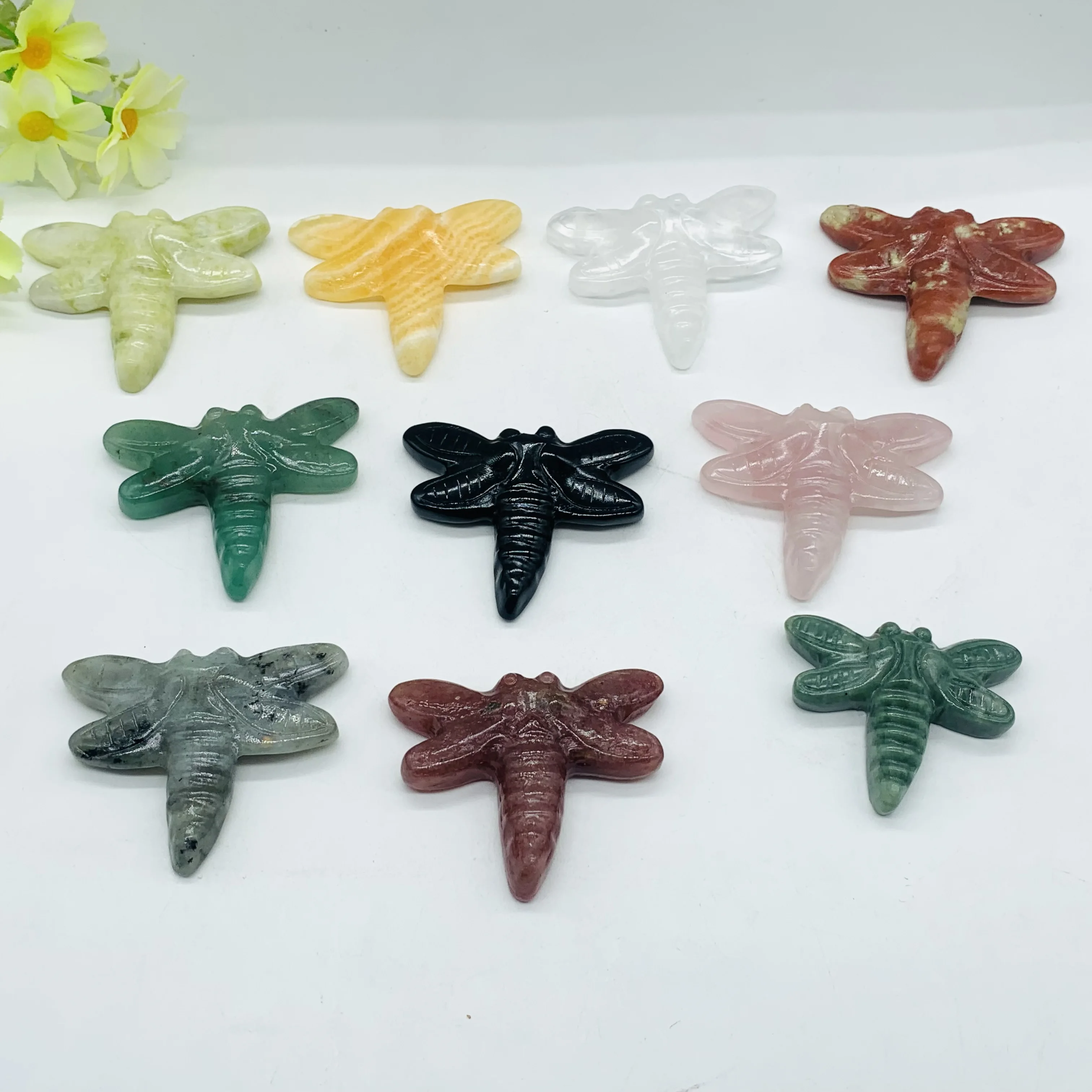 55-60 мм искусственная резьба Qaurtz фэн-шуй чакра исцеляющий стол свободная форма украшение для дома