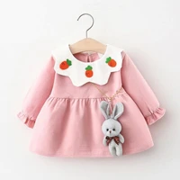 baby girls new fashionable korean princess skirt 1 2 3 year old girls spring and autumn trend lovely dress