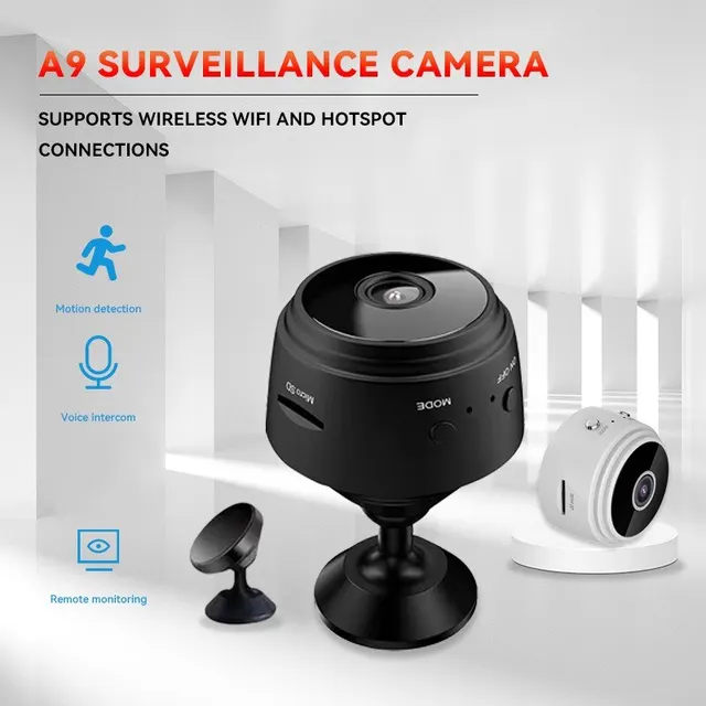 A9 WiFi Mini Camera Wireless Video Recorder Voice Recorder Security Monitoring Camera Smart Home For Infants And Pets 1