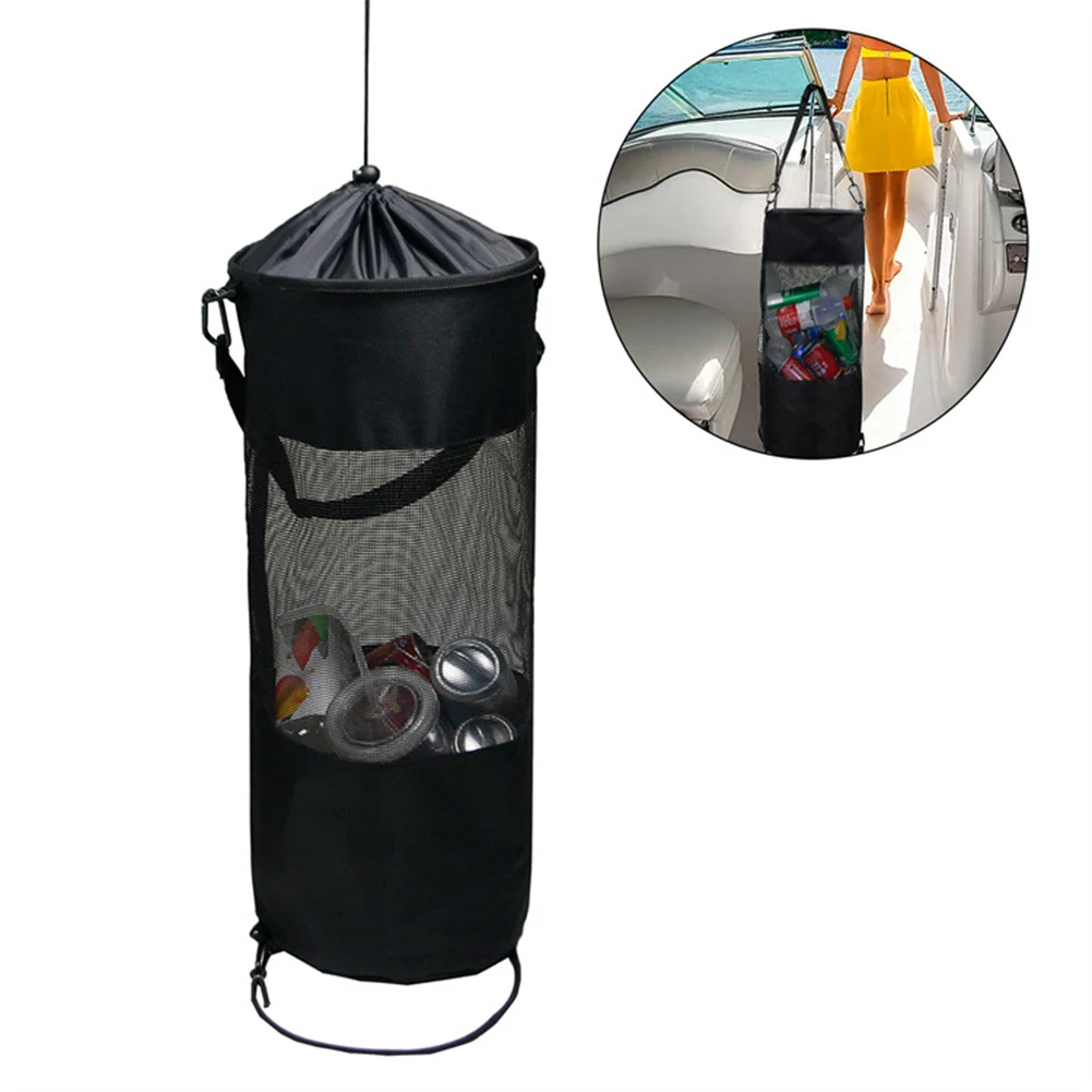 

Camping Garbage Storage Bag Drying Bag Yacht Marine Sundries Storage Bags Pocket Outdoor Tools 600D Oxford Cloth Plastic Mesh