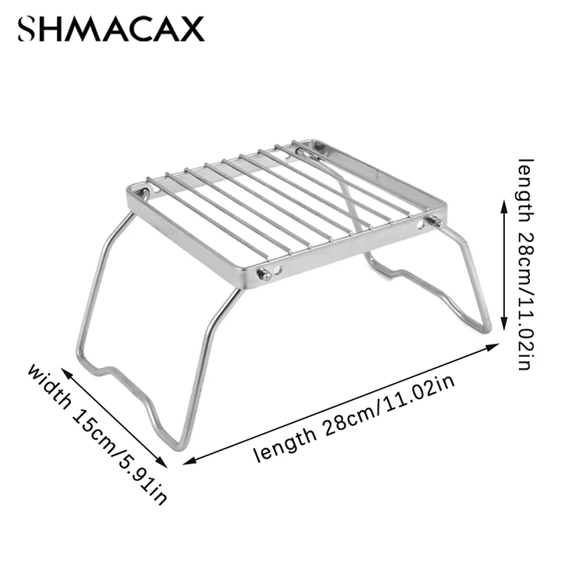 Складная подставка для выпечки уличный держатель плиты из нержавеющей стали
