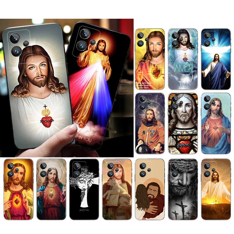

Phone Case for OPPO Realme GT 2 Pro X2 Pro XT C25S 9 8 7 6 Pro 6i GT Master C3 C21 C21Y C11 X3 SuperZoom Jesus Amen Christ God