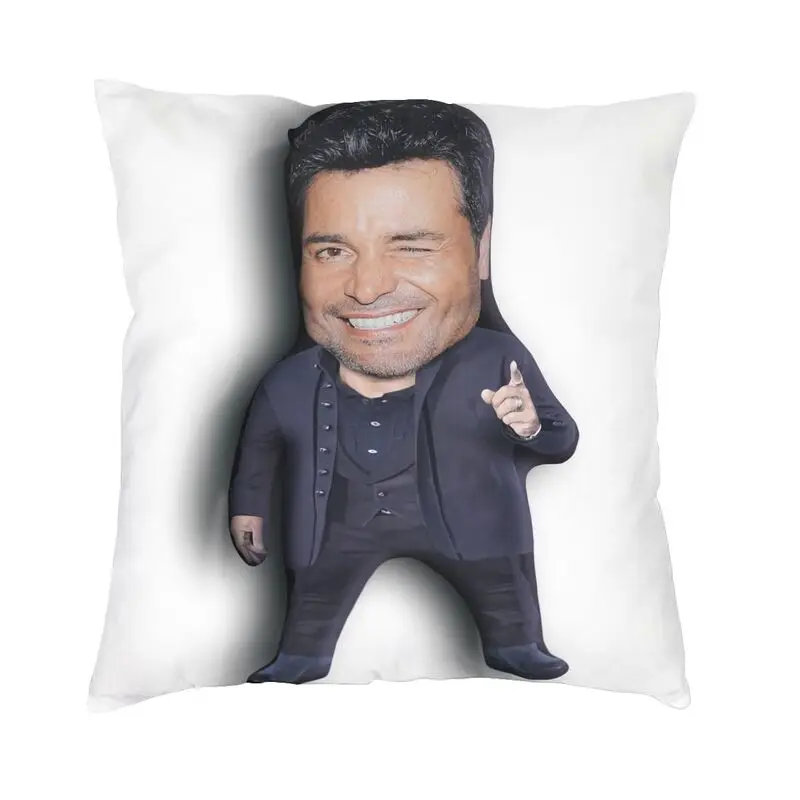 

Chayanne Chiquito Meme Cushion Cover Music Singer Velvet Modern Pillows Case Home Decoration Double Sided Print Chair Cushion