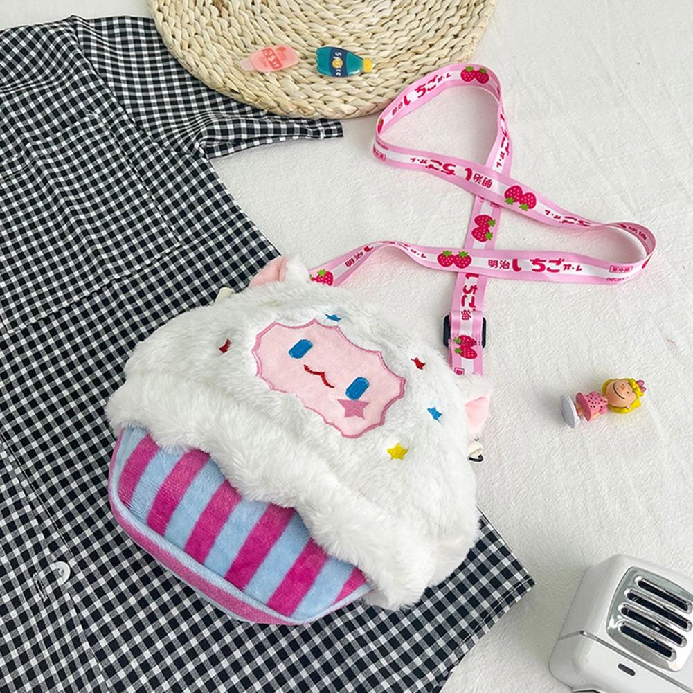 

Fashion Children 3D Cartoon Ladies Autumn Winter Fashion Female Shoulder Bag Fluffy Baby Messenger Bag
