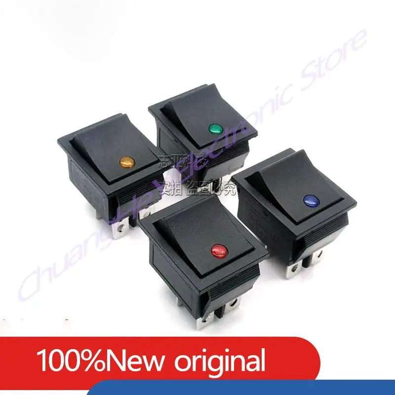 

Лодочный переключатель KCD4, 4 контакта, 2 скорости, с фотообъективом «кошачий глаз», 25*31 мм, кнопка переключения деформации мощности