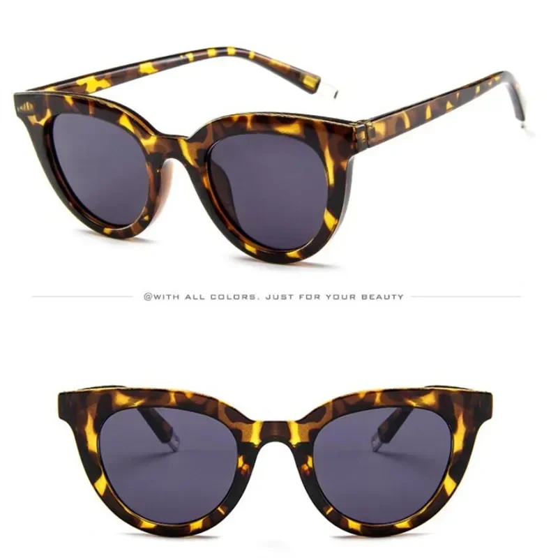 Солнцезащитные очки кошачий глаз женские корейские для женщин 2024 Ретро оправа