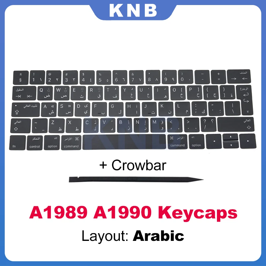 

Клавиатура A1989 A1990 с клавишами, клавишами для Macbook Pro Retina 13 "15", клавишами с арабской раскладкой, 2018 2019