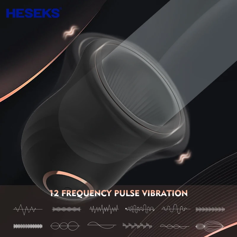 12 режимов силиконовый тренажер Мужской мастурбатор Вибрация автоматический оральный минет головки стимуляция массажа секс-игрушки для му...