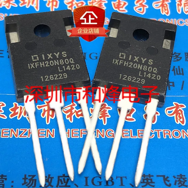 

5PCS-10PCS IXFH20N80Q TO-247 800V 20A NEW AND ORIGINAL ON STOCK