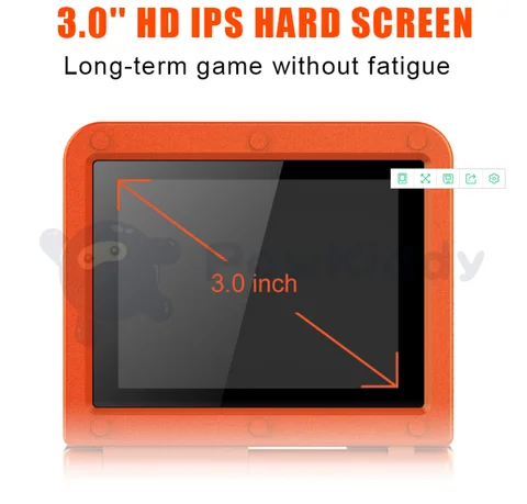 Powkiddy V90 3D 3,0 ips Ретро игровая консоль Flip Linux System Портативная игровая консоль 64-битная портативная видеоигра для PS1 NES FORSFC