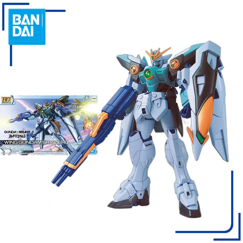 

Bandai оригинальная экшн-фигурка GUNDAM HGBD WING GUNDAM SKY ZERO1/144 аниме Сборная модель игрушки Коллекционная модель подарки для детей
