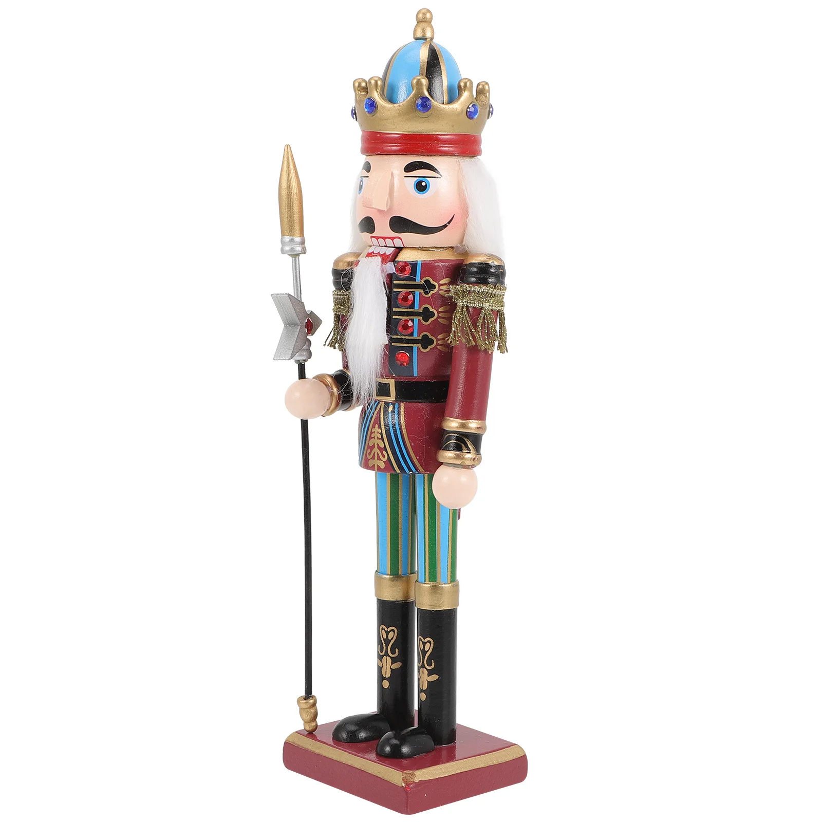 

Nutcracker Christmas Nutcrackerswood Soldier Desktop Figures Decor Decorationtable Wooden Ornaments Craft Soldierstree