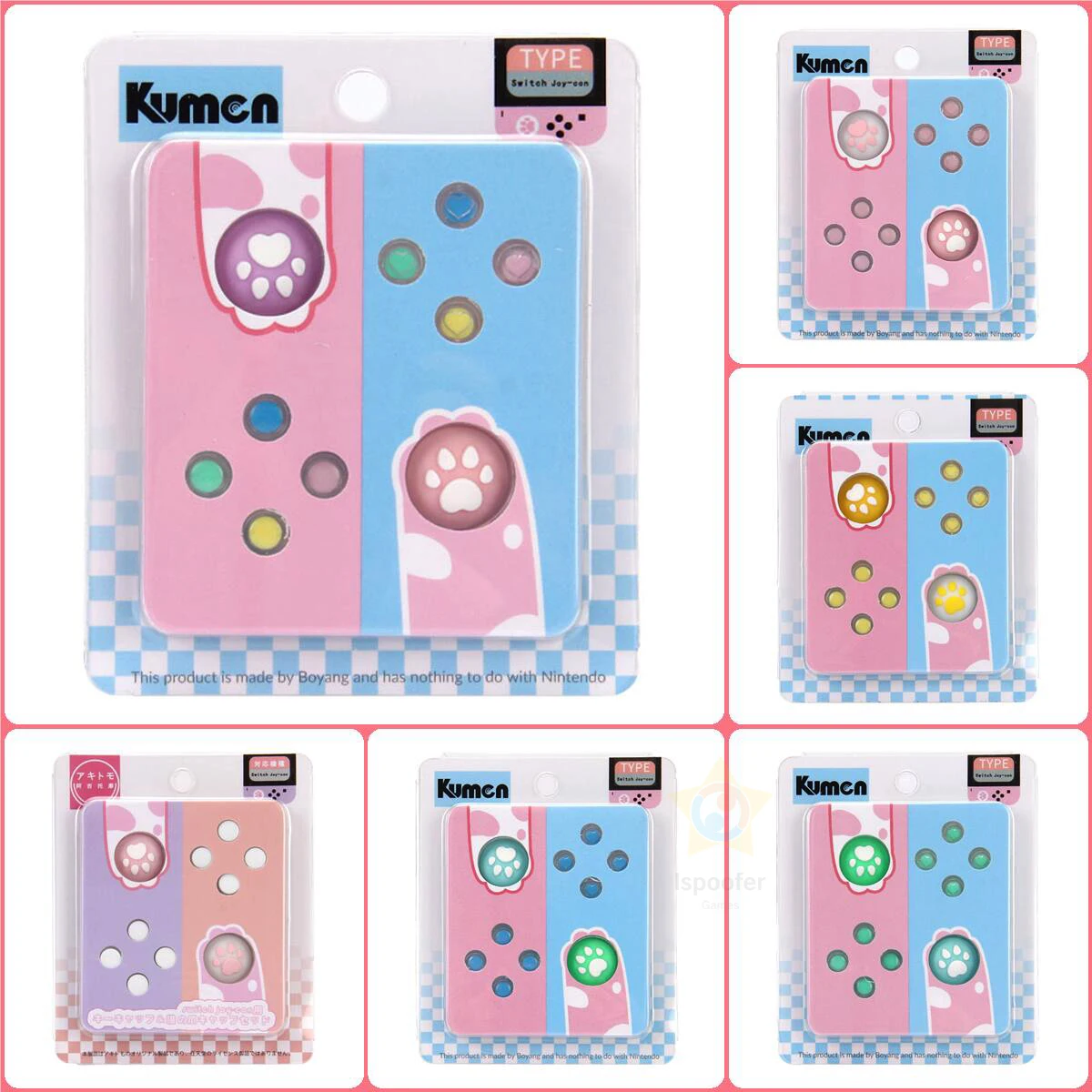 

New for Switch OLED JoyCons DIY Colorful ABXY Directions Keys Buttons for Nintend Switch NS NX Controller Left Right Controller