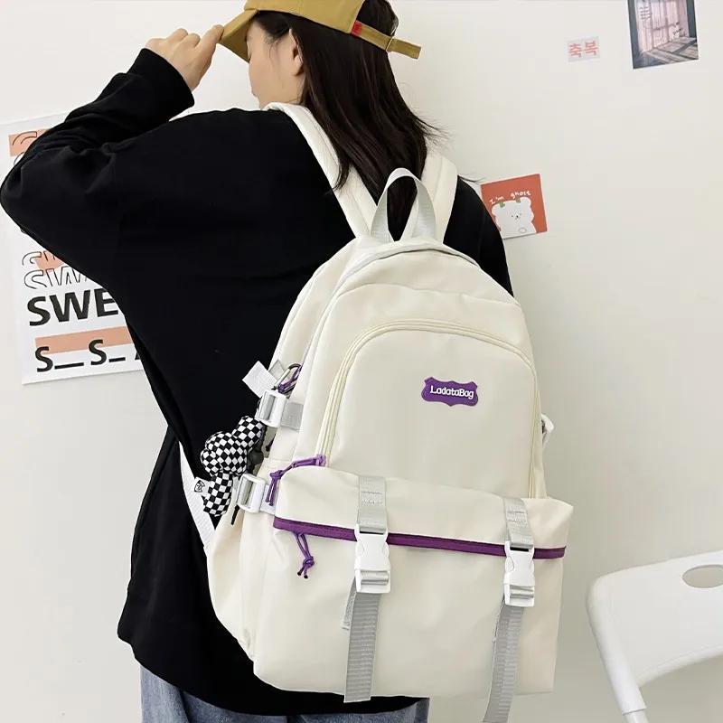 

Модный женский рюкзак 2023, вместительные уличные дорожные рюкзаки, Студенческая школьная сумка для отдыха, водонепроницаемые Рюкзаки для хранения