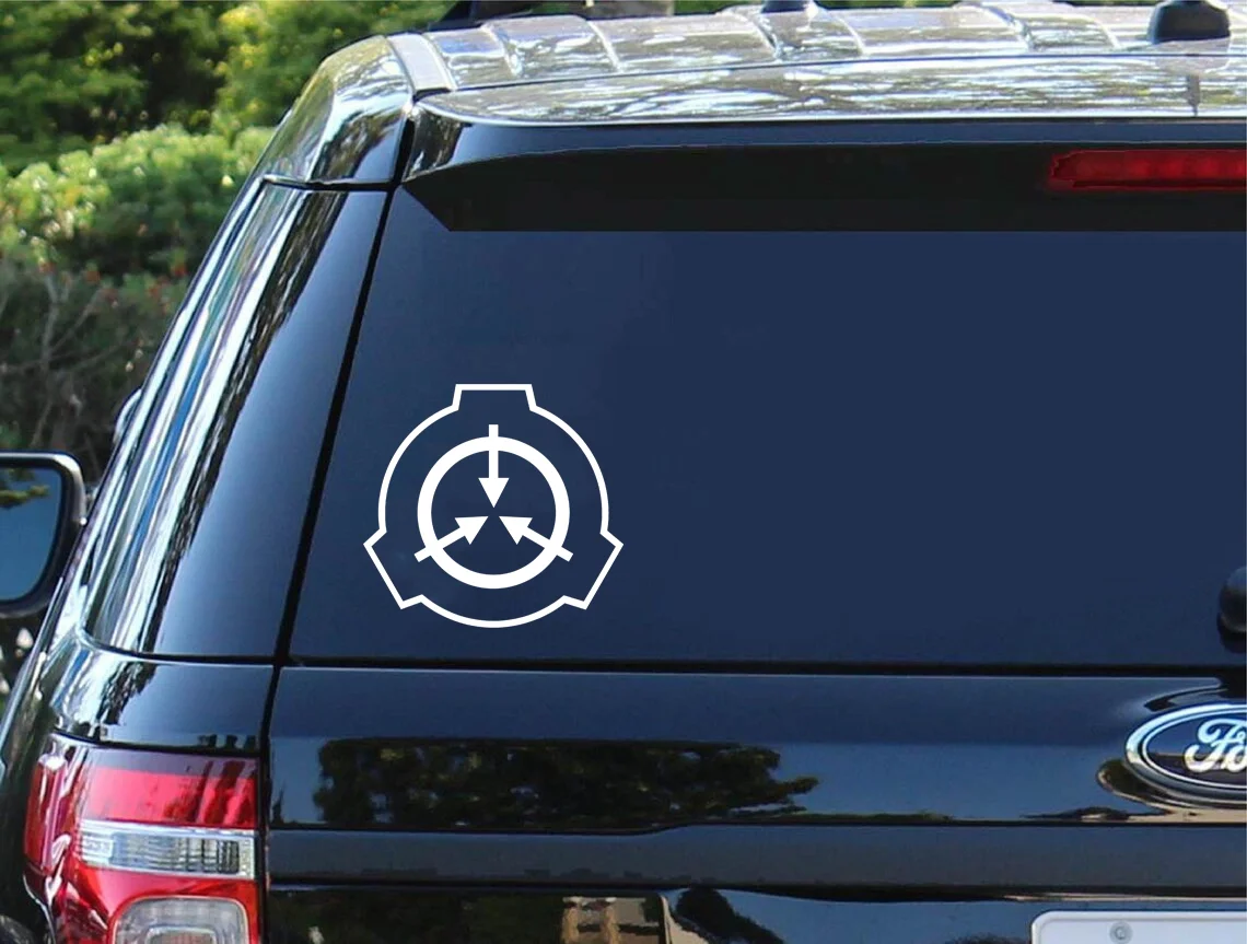 Виниловые водонепроницаемые наклейки на заднее стекло автомобиля AL97