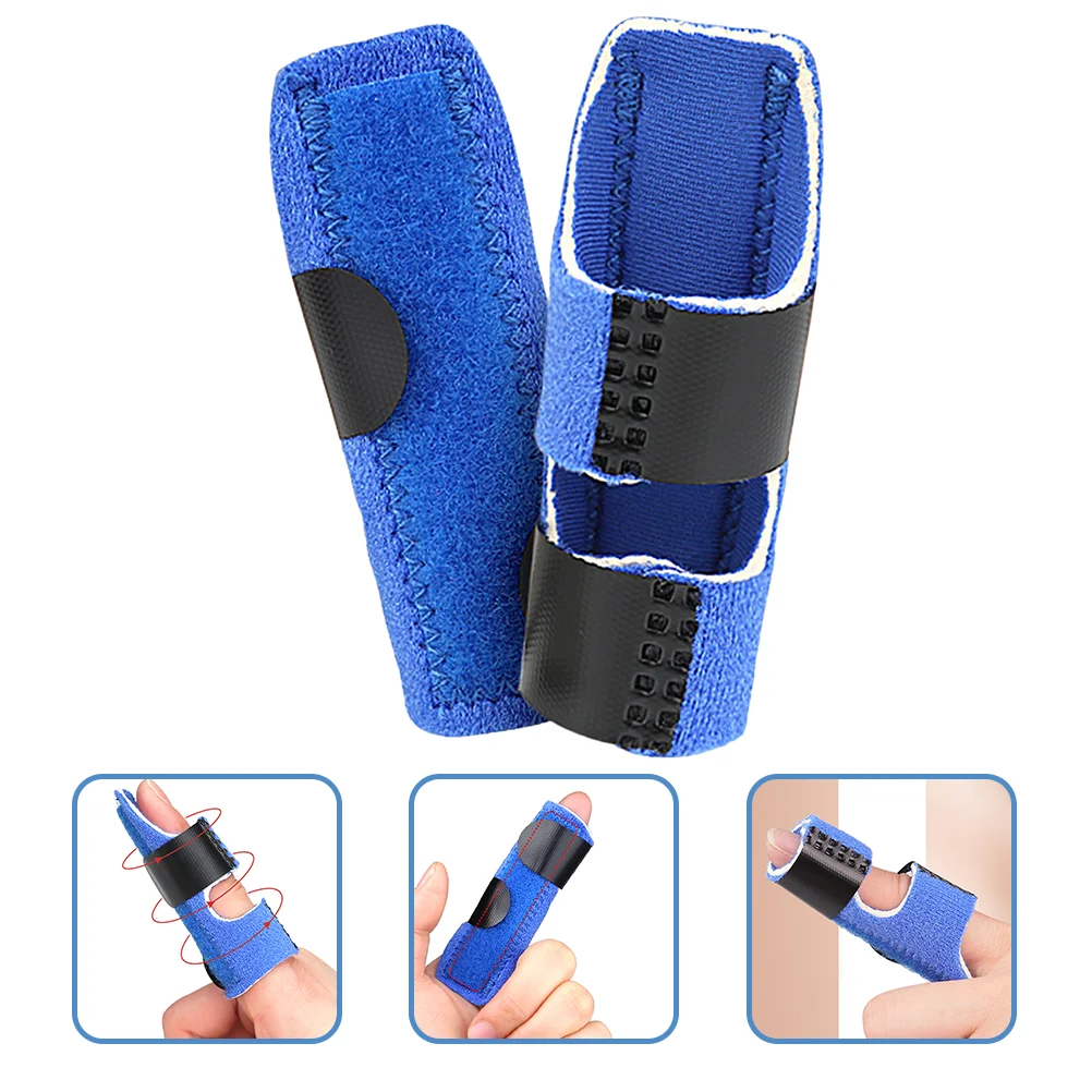 

2 Pcs Finger Splint Middle Splint Cleat Finger Splint Immobilizer Finger Splint Finger Cot Outdoor Finger Stabilizer