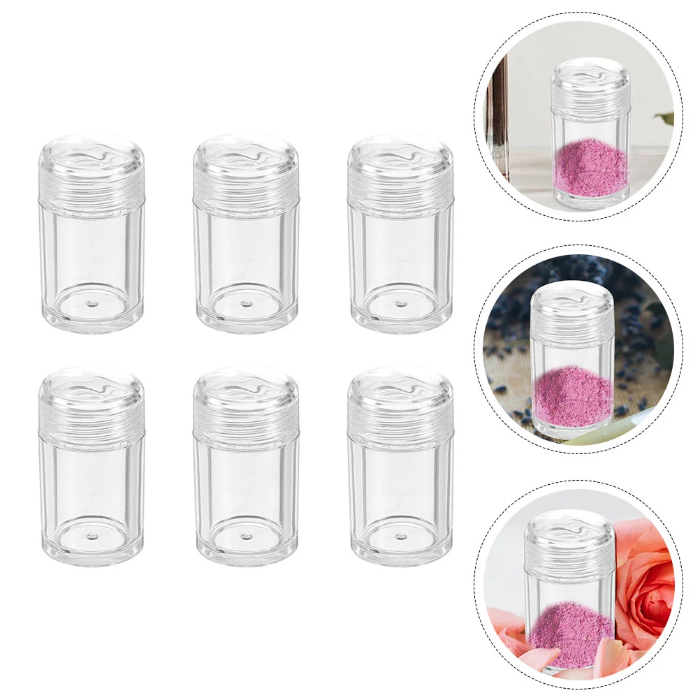 

6 Pcs Loose Bottle Mini Plastic Bottles Beauty Portable Women Open-hole Travel