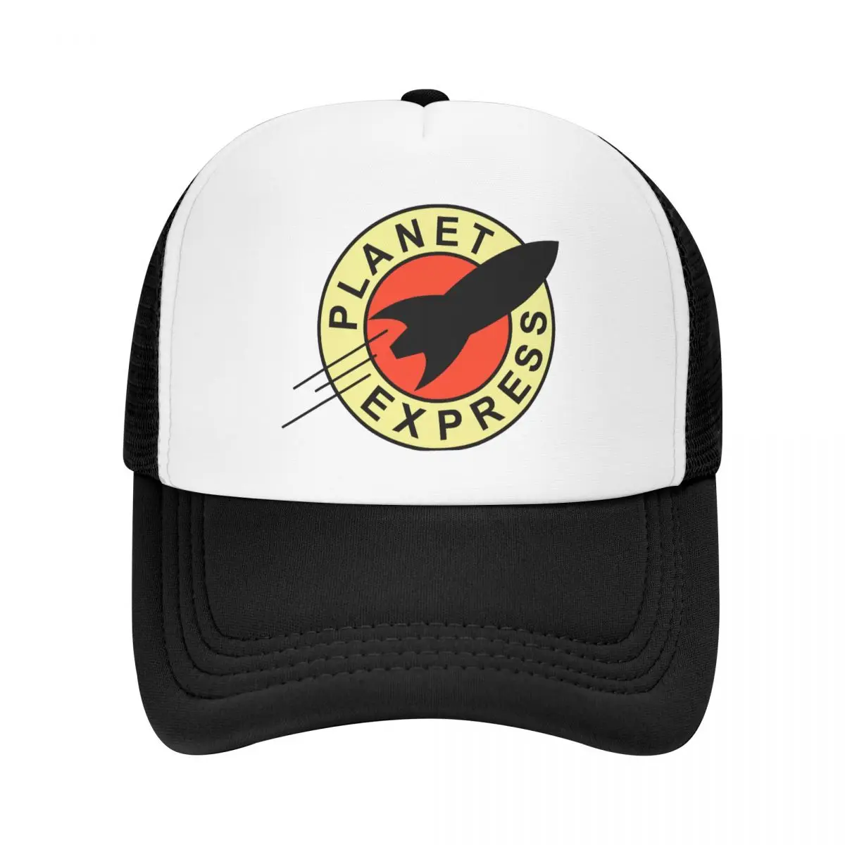 

Planet Express Trucker Hat Women Men Custom Adjustable Adult Space Rocket Spaceship Baseball Cap Summer Hats Snapback Caps