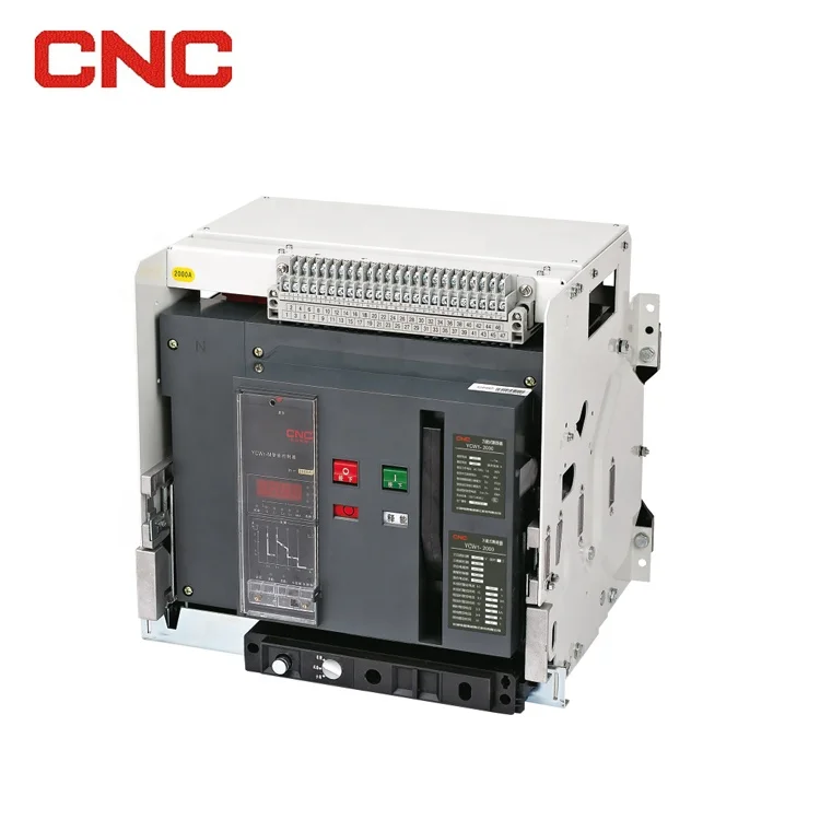 

CNC ACB YCW1-1000/3P 1000A 220V фиксированный вертикальный ACB автоматический выключатель