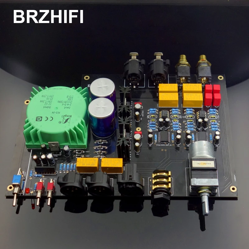 

BREEZE Audio E600 Fully Balanced Input and Output Headphone Amplifier Board Low Distortion Finished Board Kit