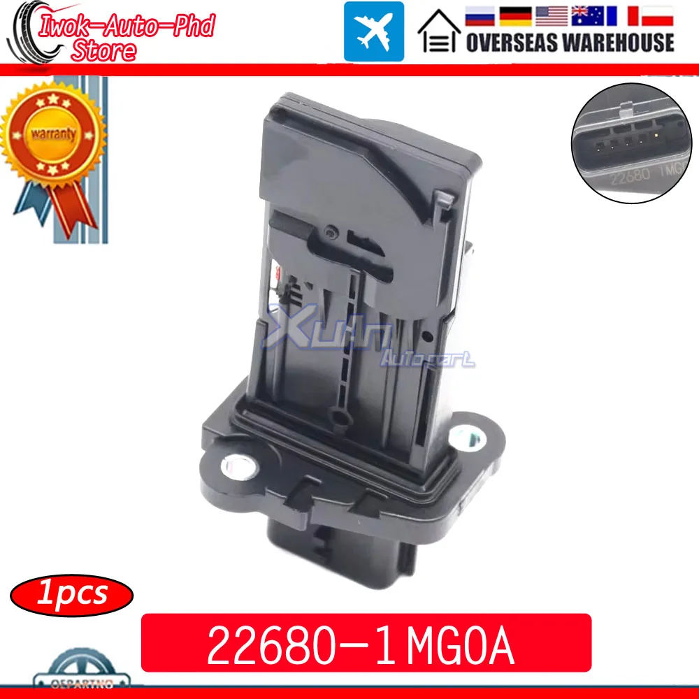 

XUAN MAF 22680-1MG0A Датчик Массового Расхода Воздуха Для Nissan Altima Murano Sentra Pathfinder Infiniti Q50 Q70 QX60 Автомо...