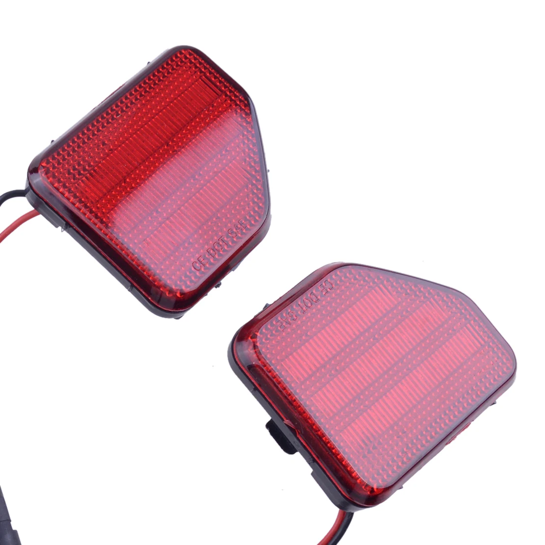

Автомобильные светодиодные лампы с красными линзами для заднего бампера, фонари заднего тормоза, противотуманные фары CH1184108 68281937AB, подходя...