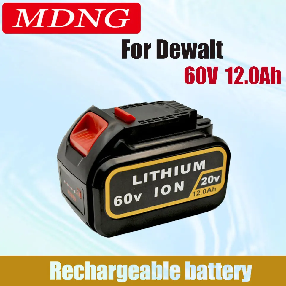 

DCB606 18000mAh 20V/60V/120V MAX Battery, Replacement for Dewalt DCB609G DCB612 Work with All 20V/60V/120V Cordless Power Tools