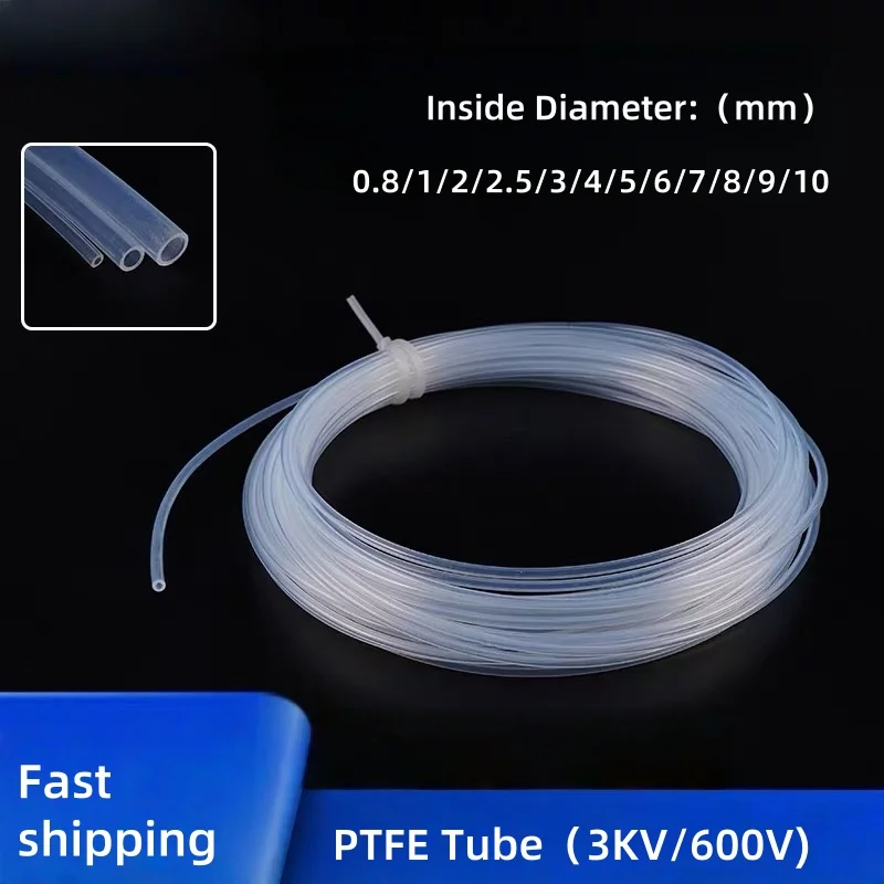 

Прозрачный шланг из PTFE для 3D принтеров