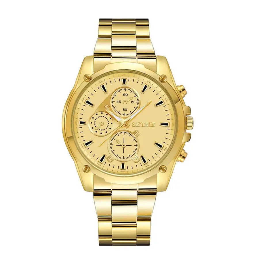 Роскошные элитные модные часы из сплава с большим циферблатом и тремя глазами