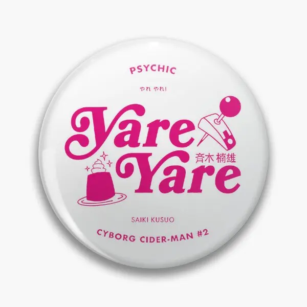 Yare Tee Saiki K мягкая булавка для кнопки брошь на воротник подарок лацкана значок