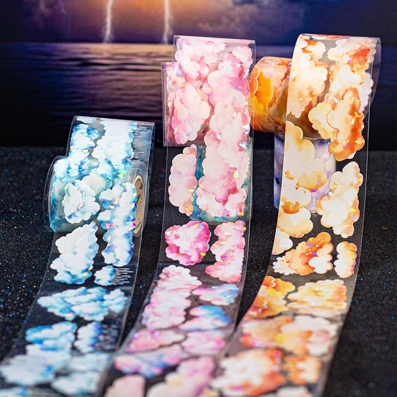 1 шт./1 лот наклейки для скрапбукинга декоративные клейкие ленты облака свернутые