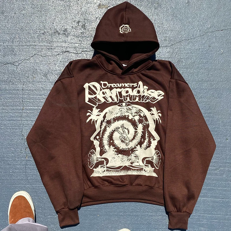 

2022 Men's Alphabet Loose Men's Harajuku Clothing Men's Hip Hop Hoodie Loose Streetwear Long Sleeve Alphabet Fashion Sweatshirt