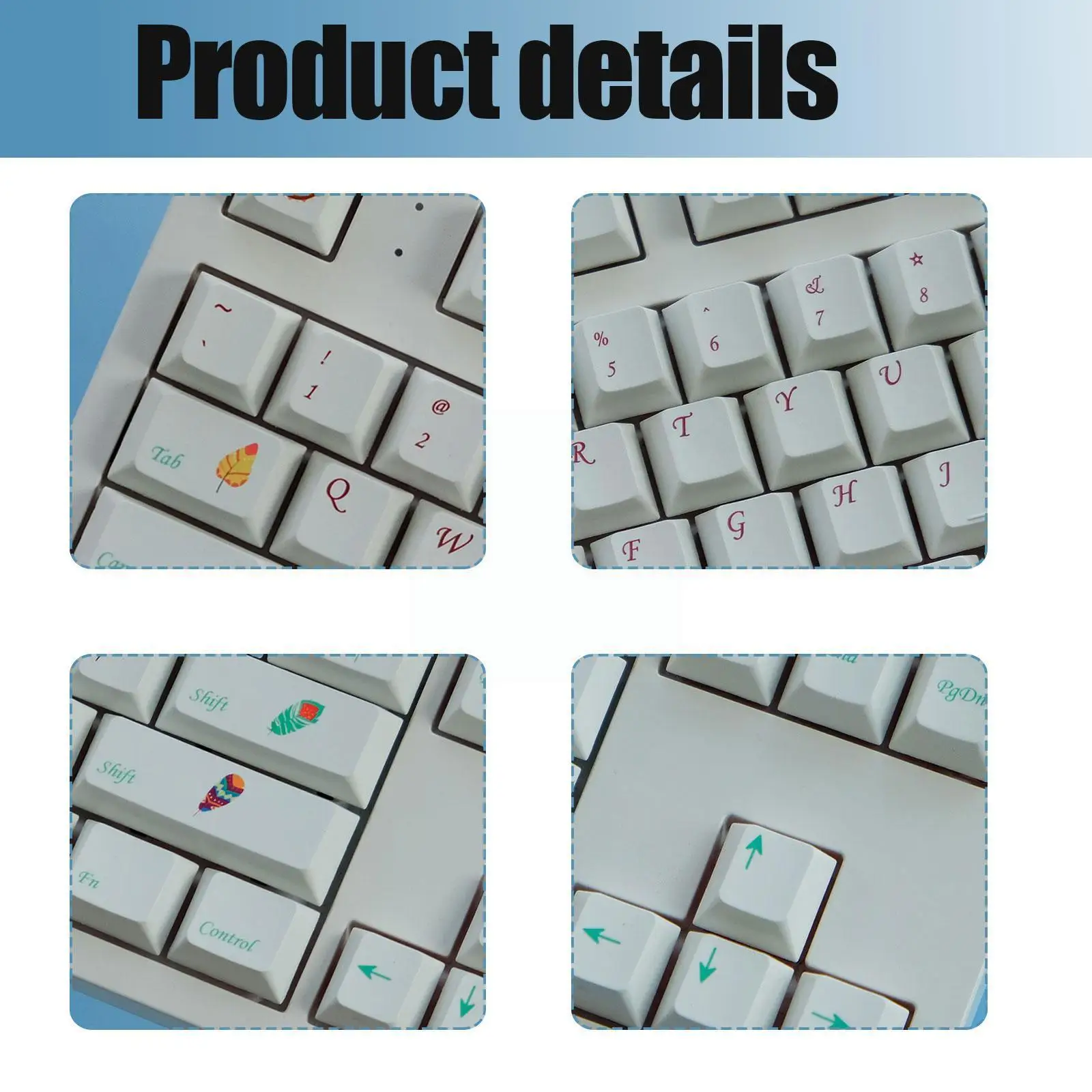 

140Keys PBT Keycap XDA Profile DYE-SUB Indian Tribe Personalized Keycaps for CHERRY MX Switch Gaming Mechanical Keyboard Z6N7