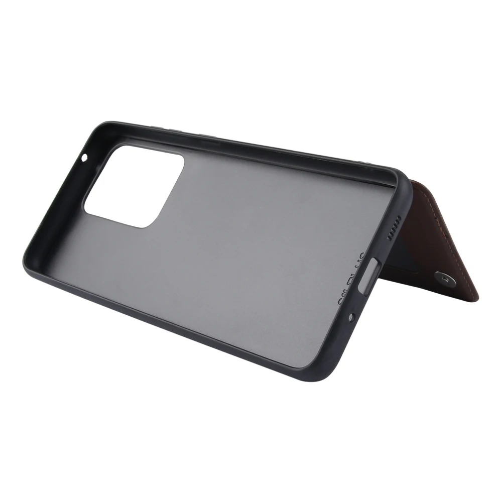 Leather Card Slot Case for Samsung Galaxy S21 Ultra Note 20 Ultra S20 S10 Plus Case Flip Wallet Cover with Photo Hard Back Cover