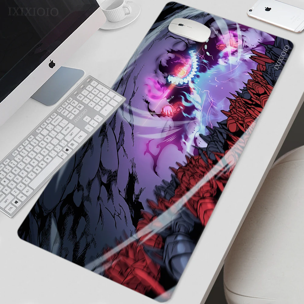 

Anime Solo Leveling Mouse Pad Gamer XL New Custom HD Mousepad XXL keyboard pad Playmat Carpet Natural Rubber Laptop Mice Pad