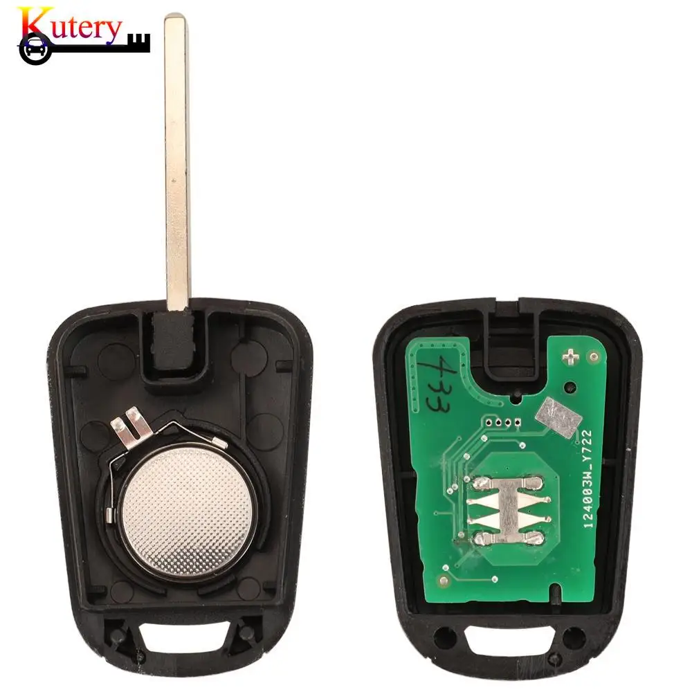 Jingyuqin 10 шт./лот дистанционный смарт-ключ от автомобиля для Chevrolet Aveo Cruze Malibu Opel Astra