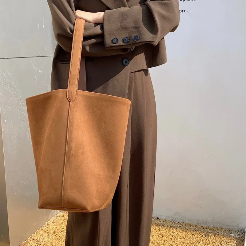 Большая Сумка-тоут из фланелевой ткани для женщин новинка 2024 сумка покупок