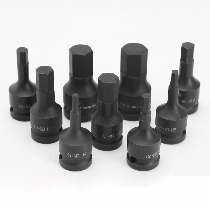 

1 шт., 60 мм, Длина 1/2 дюйма, привод, электрическая дрель, гнездо, адаптер, ударная Шестигранная отвертка, шестигранный ключ H4 H5 H8 H10 H12 H14 H17 H19