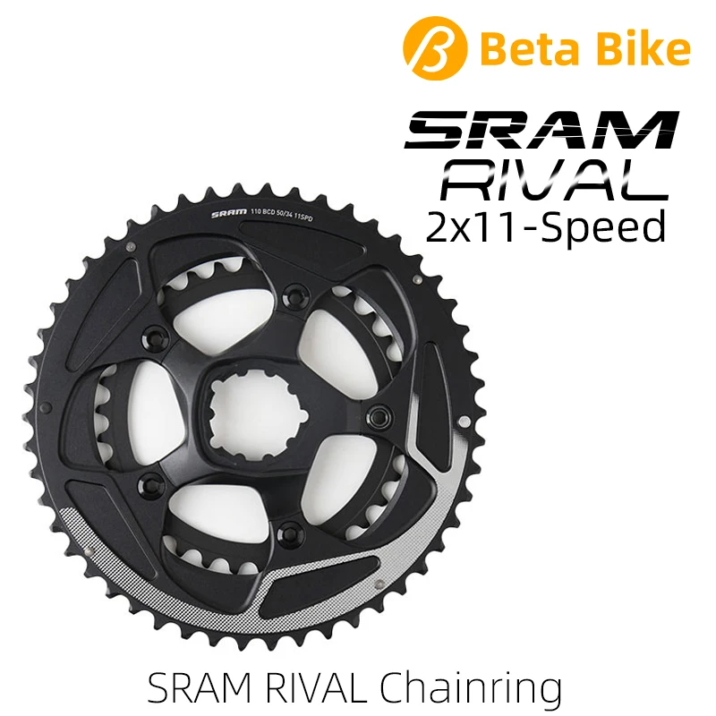 

SRAM RIVAL 11S 22 Speed 2x11 Speeds Chainring 53-39 52-36 50-34 46-36T Chain Wheel Separate From Crankset Road Bike Bicycle