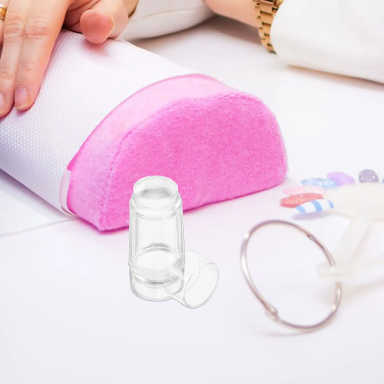 Инструмент для штампа штамп ногтей французские штампы наконечник прозрачный