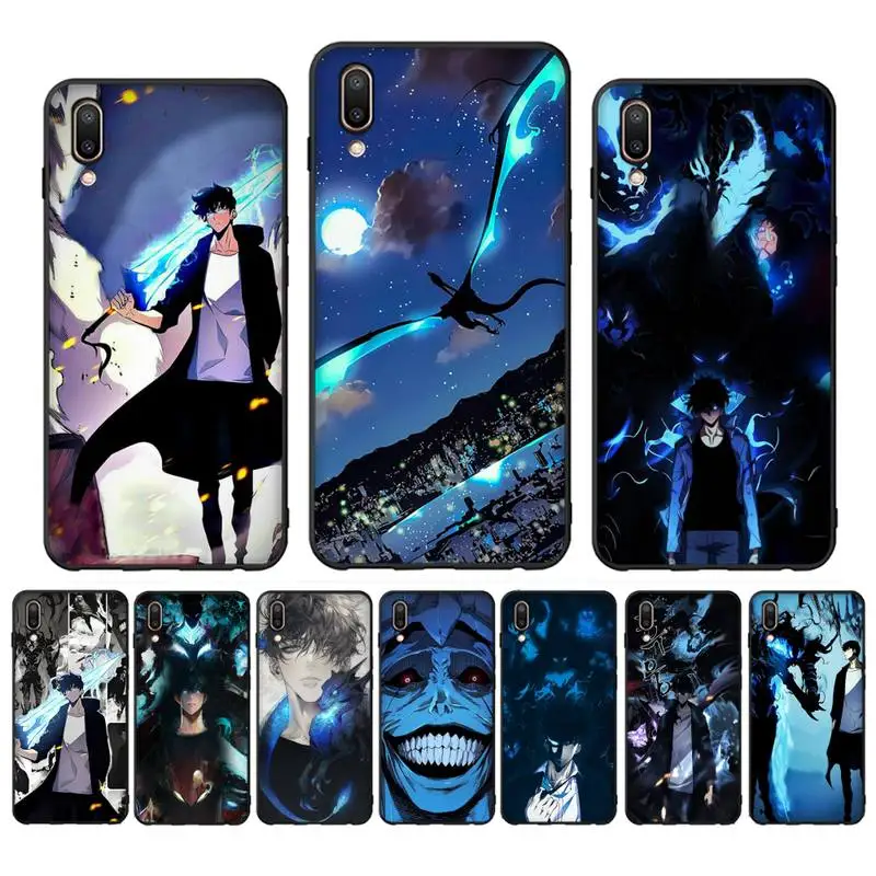 

Anime Solo Leveling Phone Case for Redmi 8 9 9A for Samsung J5 J6 Note9 for Huawei NOVA3E Mate20lite cover