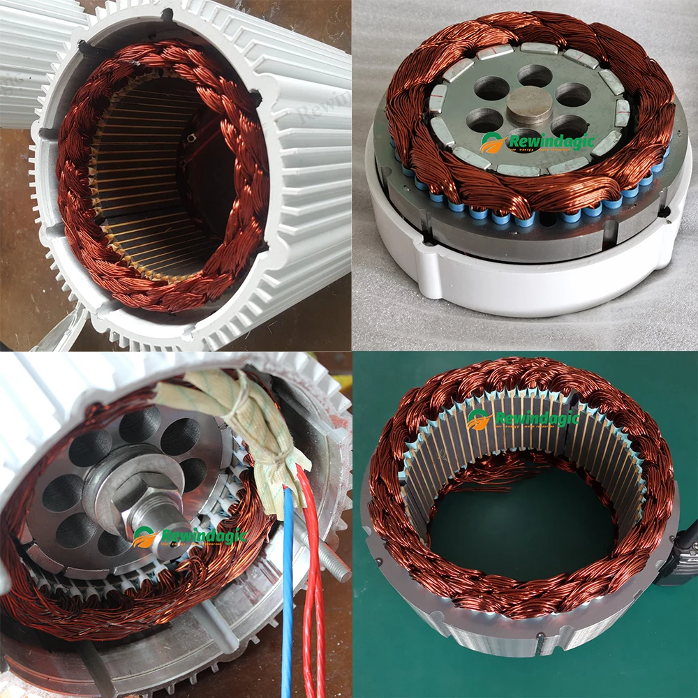 Низкоскоростной генератор постоянных магнитов 20 кВт 30 220 В 230 380 трехфазный