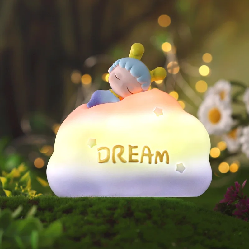 Красочные ночники в виде Луны и облака украшение для детской комнаты