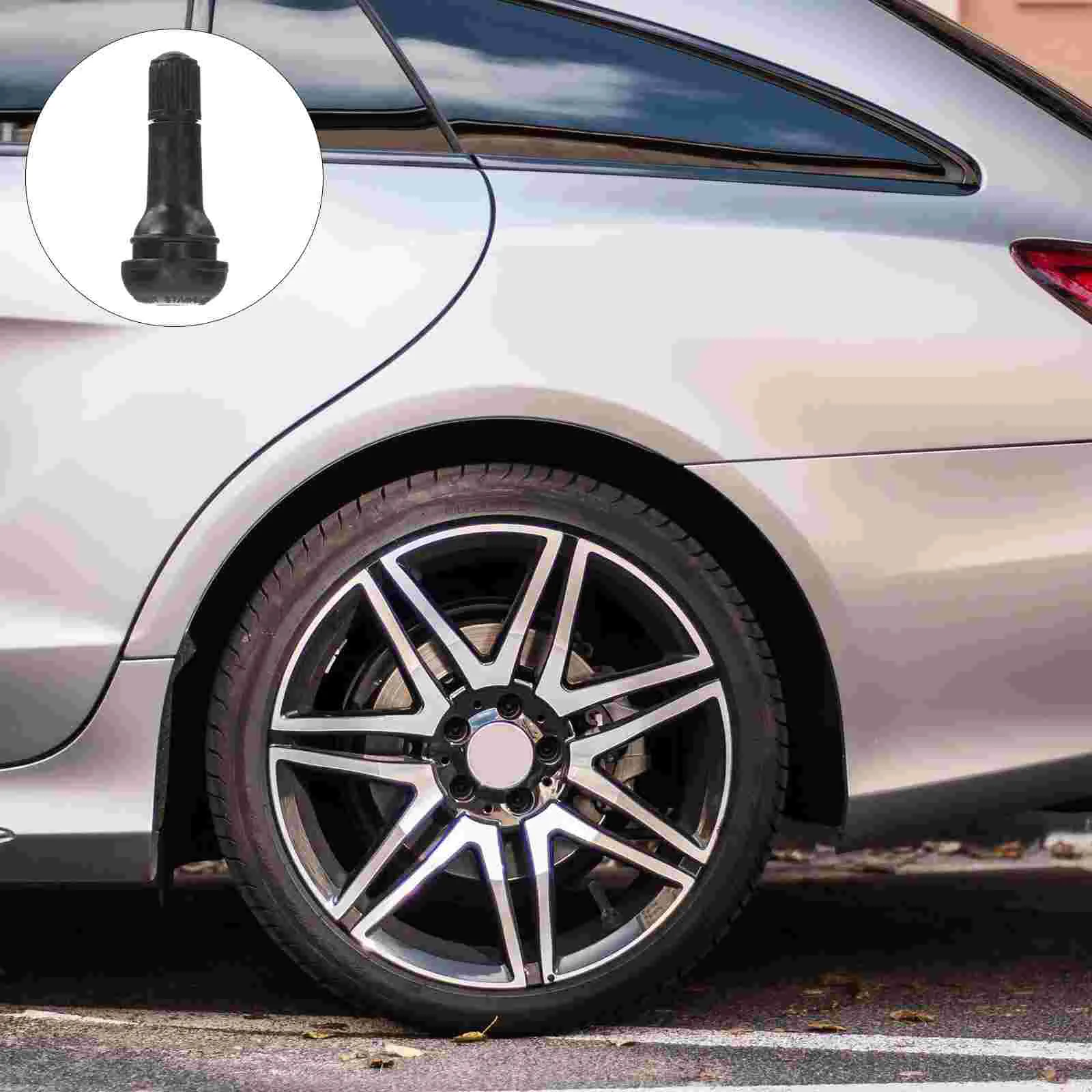 

Tire Stem Stems Tubeless Rubber Caps Tyre Snapcar Vehicle Automotive Replacementblack Tires Auto Accessories Silicone Automobile