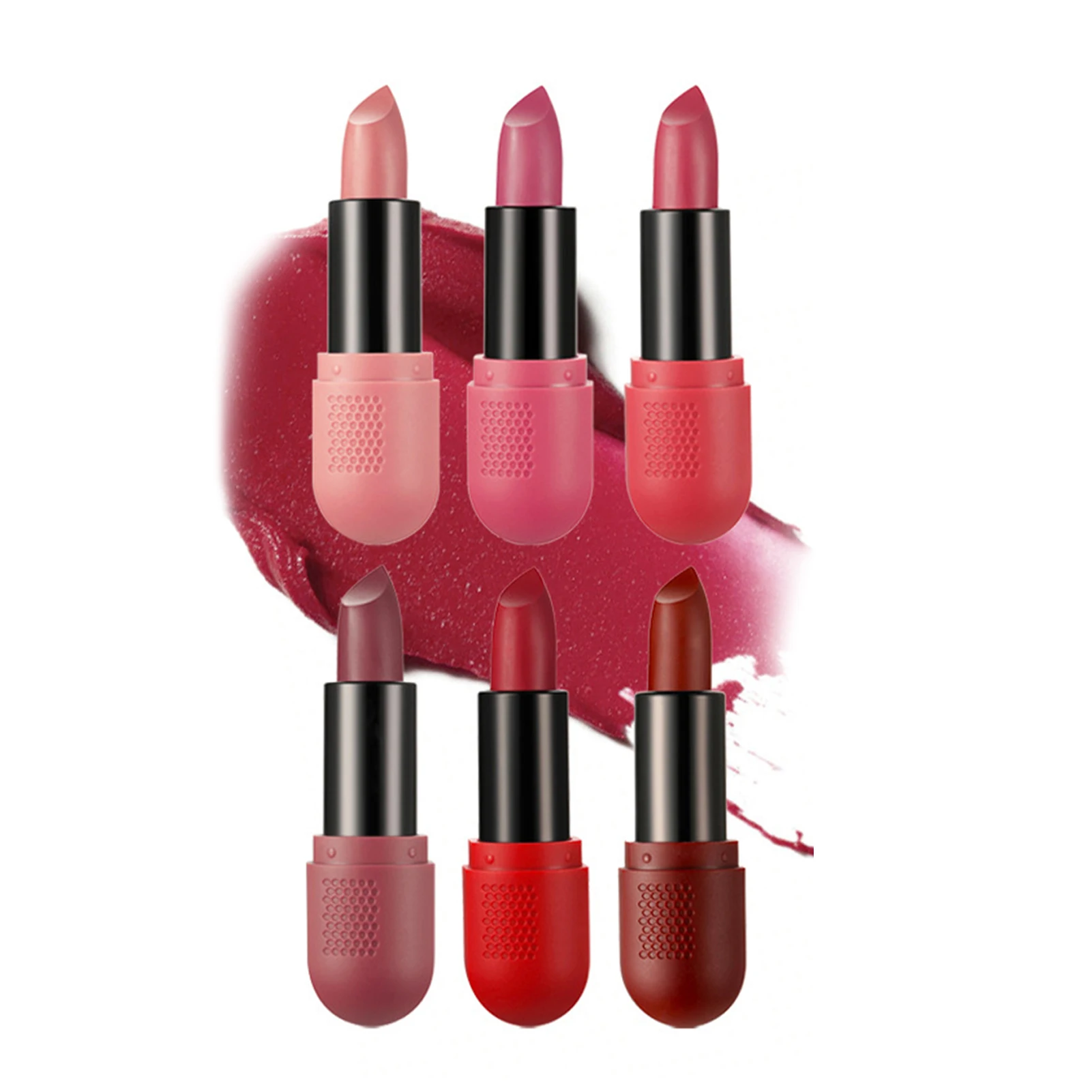 

6 шт., матовый бархатный блеск для губ