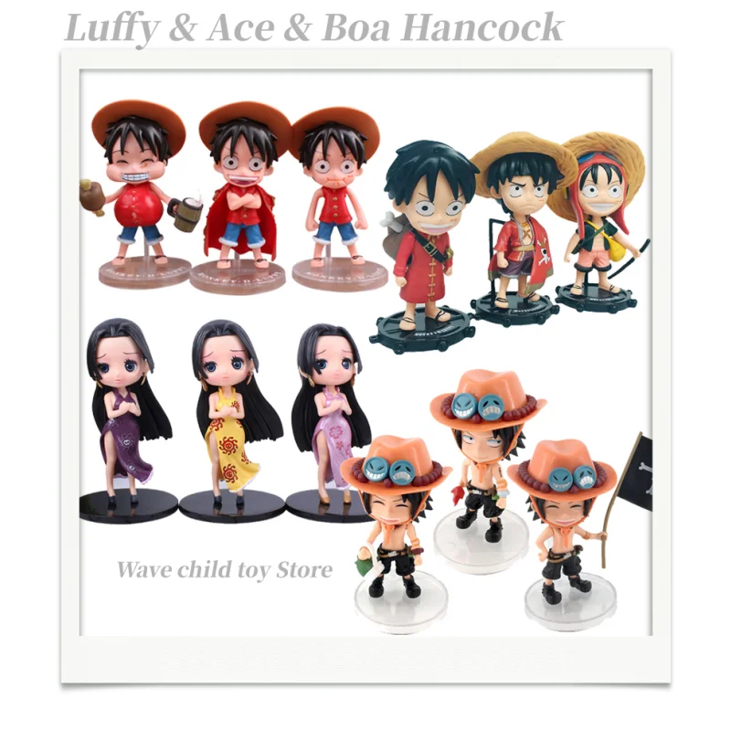 

Аниме фигурки, игрушечный набор, Luffy Sanji нами и Чоппер Zoro, ПВХ фигурки, коллекционные модели, куклы, полный комплект, игрушки, подарок